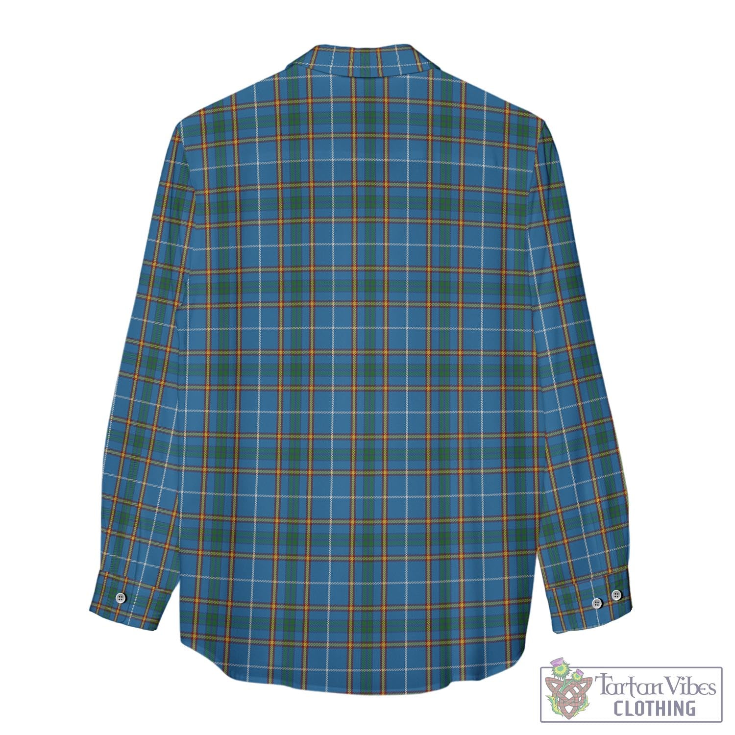 Bain Tartan Women's Casual Shirt with Family Crest - Tartan Vibes Clothing