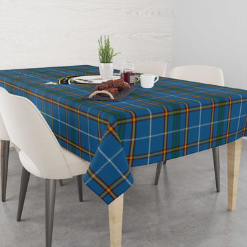 Bain Tartan Tablecloth with Family Crest M 39.4"x59"(100x150cm) - Tartan Vibes Clothing