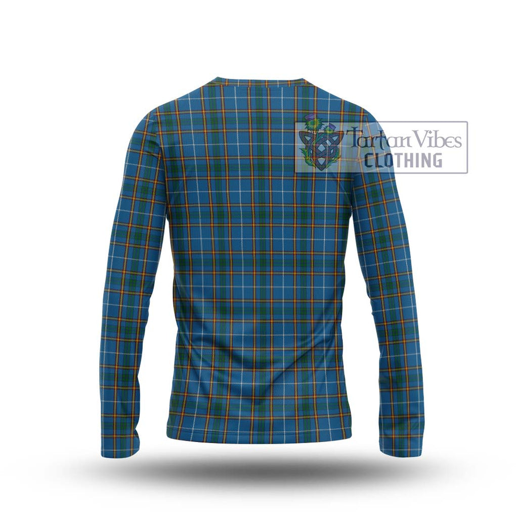 Bain Tartan Long Sleeve T-Shirt with Family Crest DNA In Me Style - Tartan Vibes Clothing
