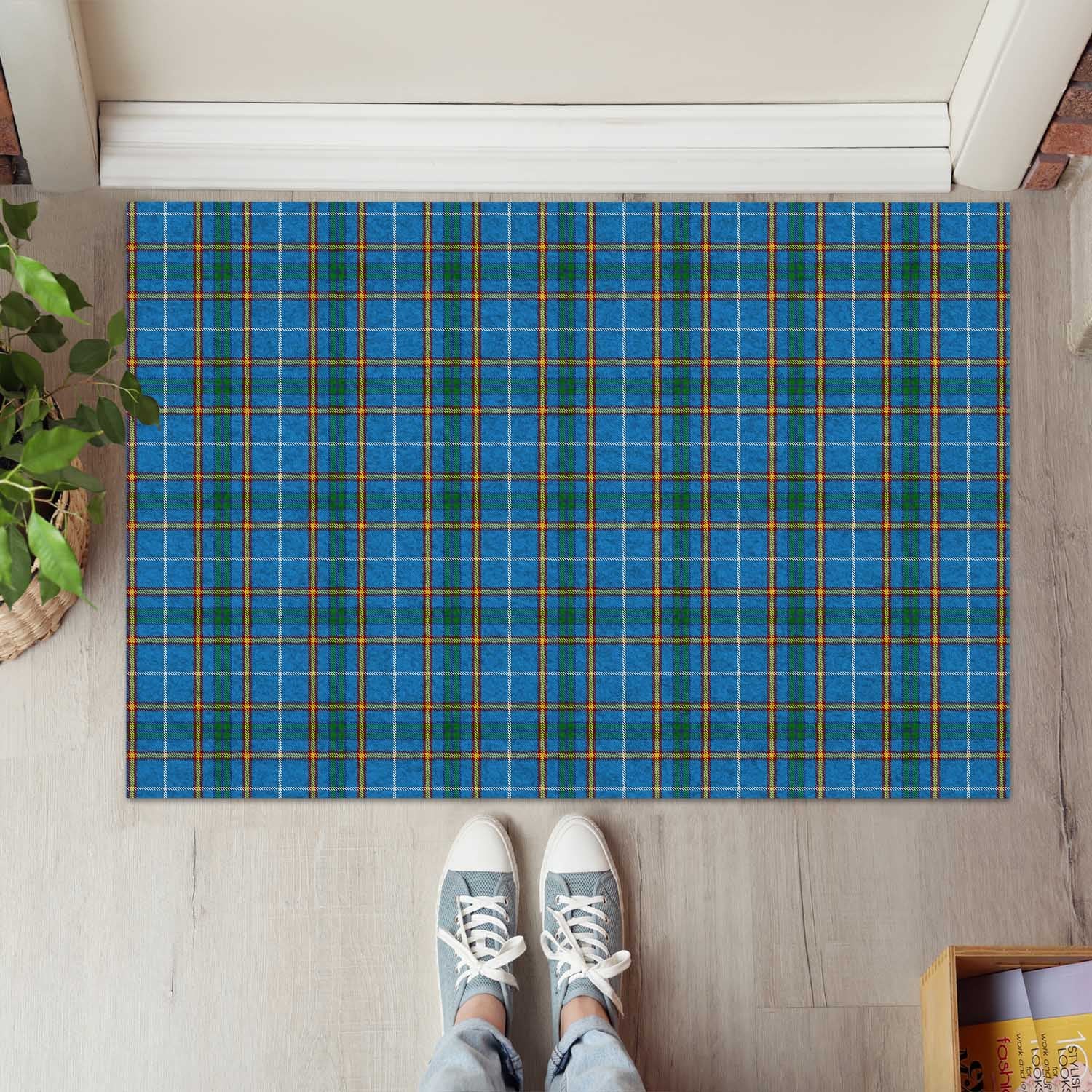 Bain Tartan Rubber Doormat - Tartan Vibes Clothing