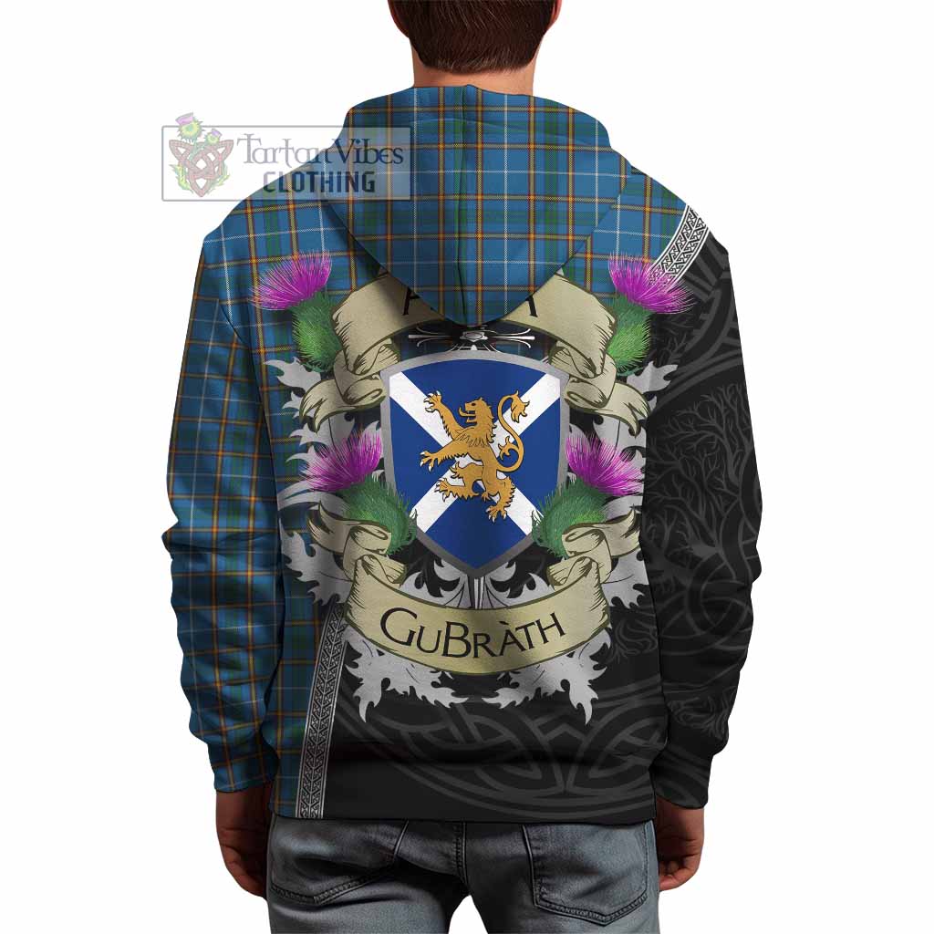 Bain Tartan Family Crest Hoodie Lion Rampant Royal Thistle Shield Celtic Inspired - Tartan Vibes Clothing