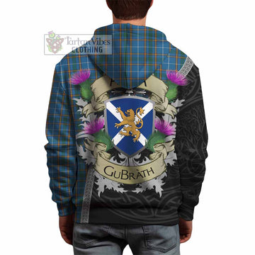Bain Tartan Family Crest Hoodie Lion Rampant Royal Thistle Shield Celtic Inspired - Tartan Vibes Clothing