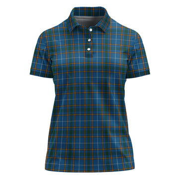 Bain Tartan Polo Shirt For Women - Tartan Vibes Clothing