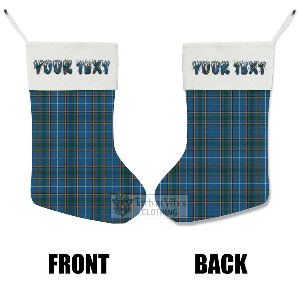 Bain Tartan Christmas Stocking with Personalized Text - Tartan Vibes Clothing