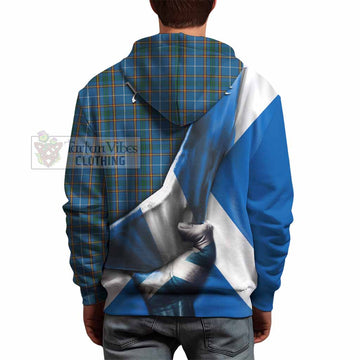 Bain Tartan Hoodie with Family Crest Scotland Patriotic Style - Tartan Vibes Clothing
