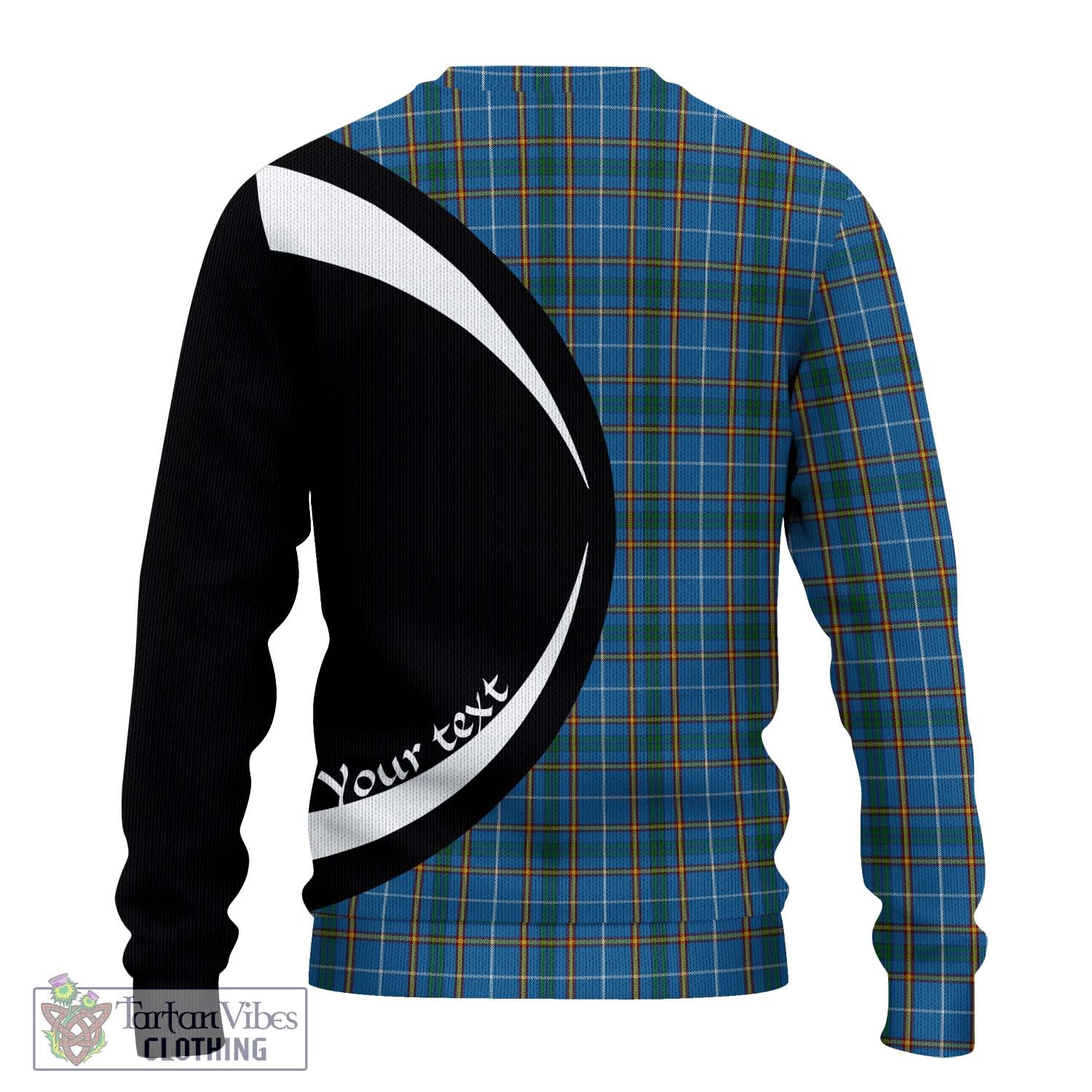 Bain Tartan Ugly Sweater with Family Crest Circle Style - Tartan Vibes Clothing