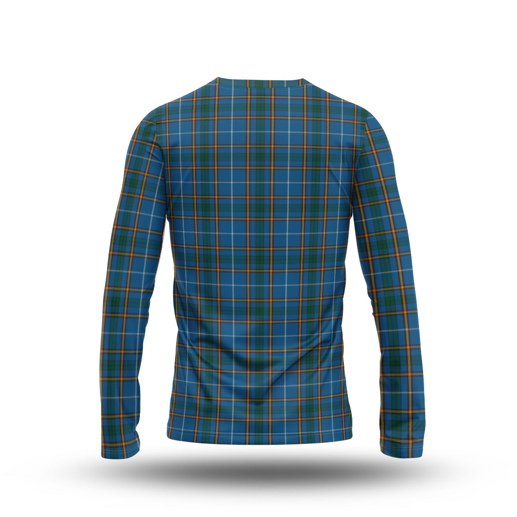 Bain Tartan Long Sleeve T-Shirt with Family Crest - Tartan Vibes Clothing