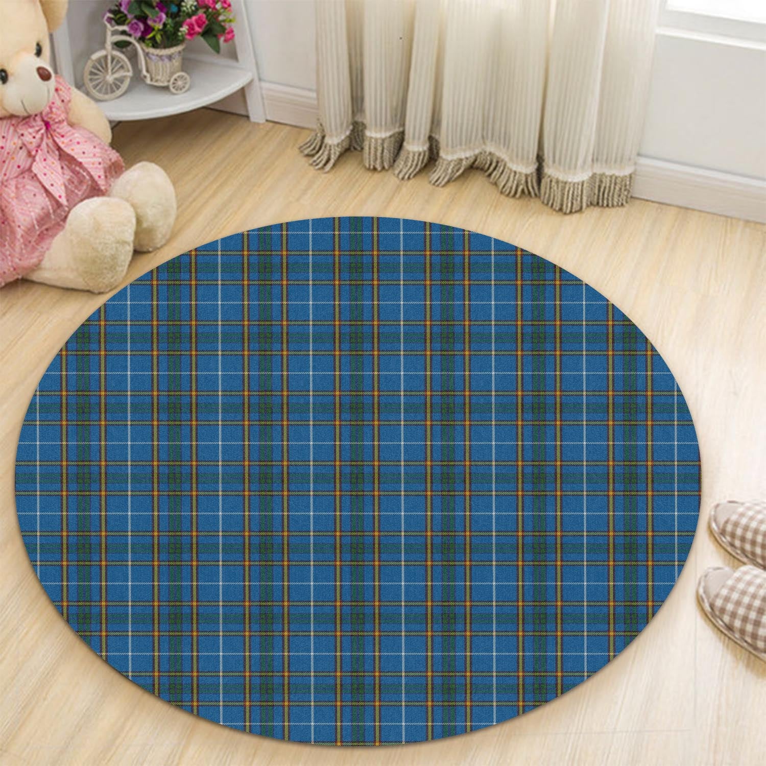 Bain Tartan Round Rug - Tartan Vibes Clothing