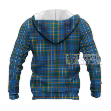 Bain Tartan Knitted Hoodie with Family Crest DNA In Me Style - Tartan Vibes Clothing