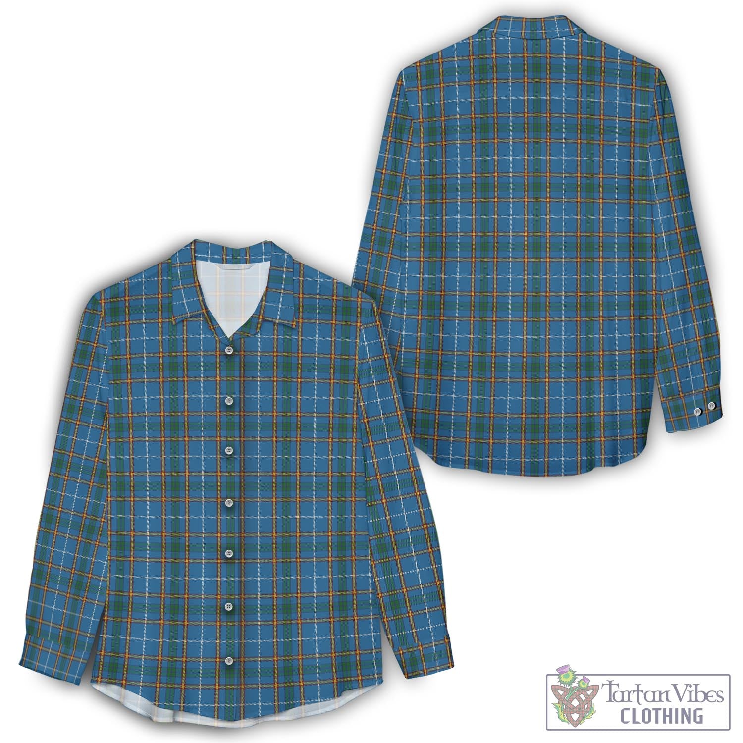 Bain Tartan Women's Casual Shirt - Tartan Vibes Clothing