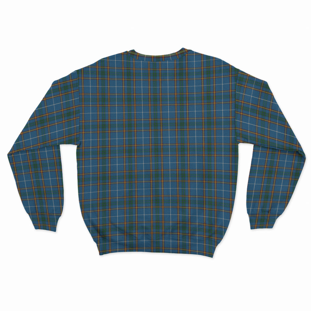 Bain Tartan Sweatshirt with Family Crest - Tartan Vibes Clothing