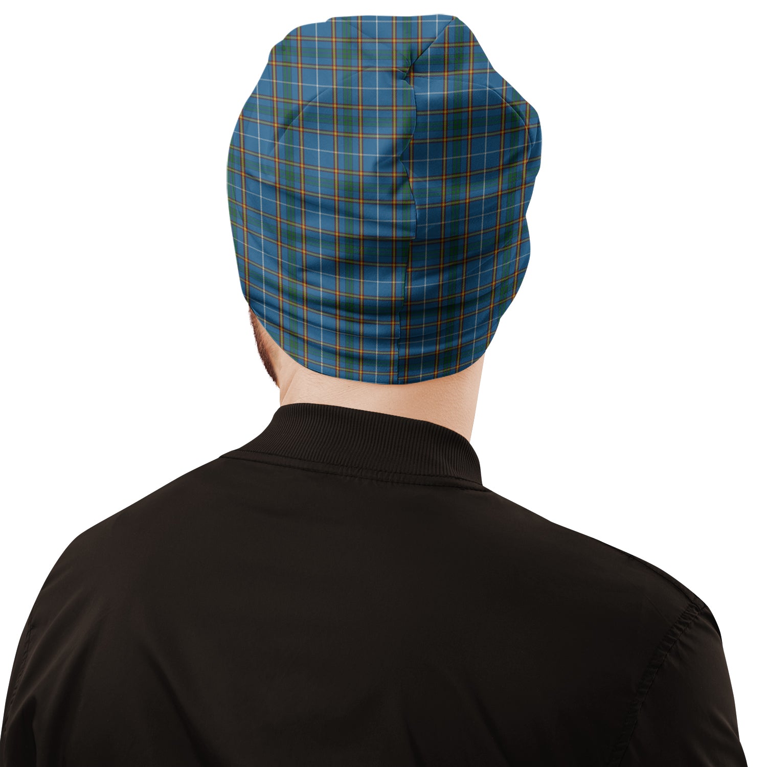 Bain Tartan Beanies Hat with Family Crest - Tartan Vibes Clothing