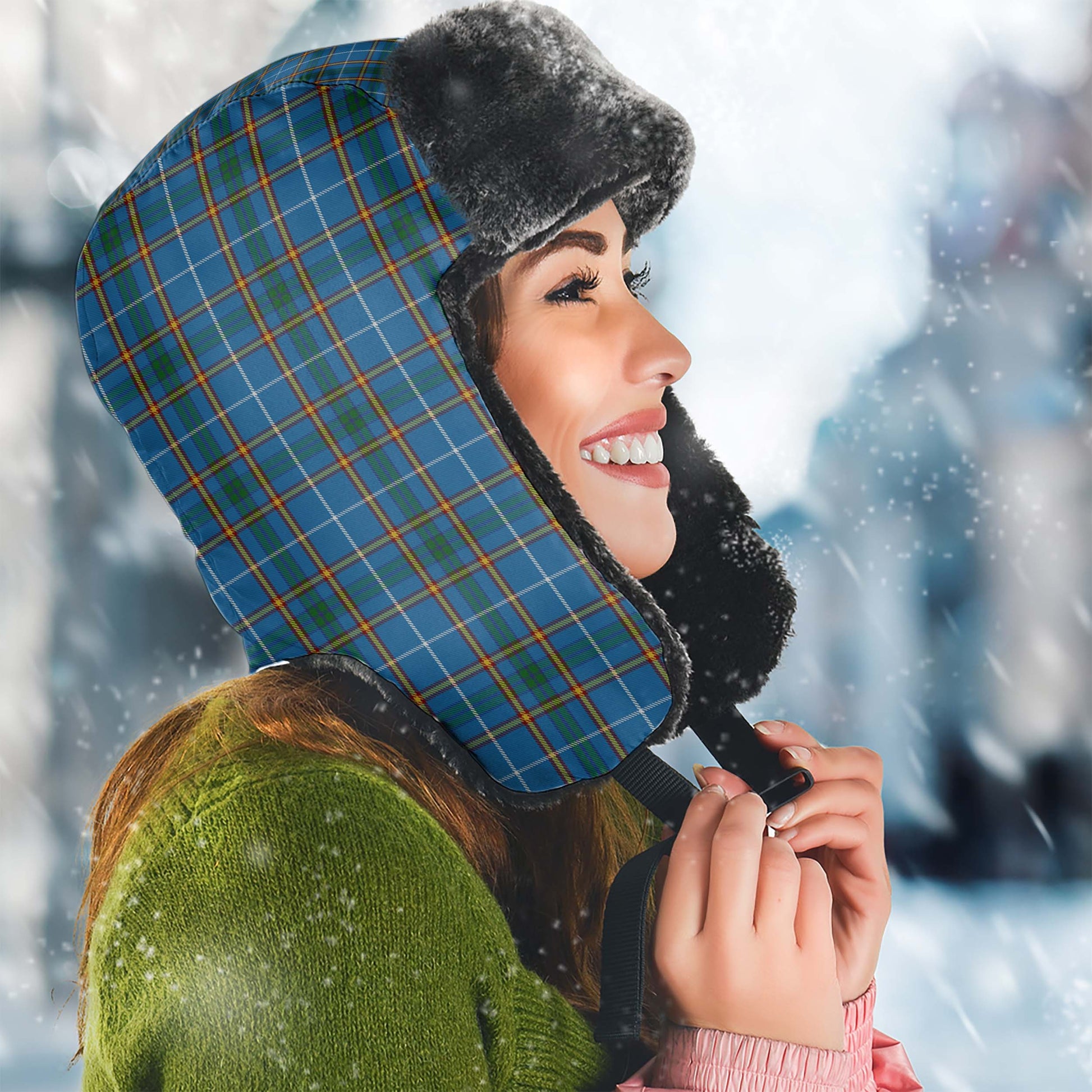 Bain Tartan Winter Trapper Hat - Tartanvibesclothing