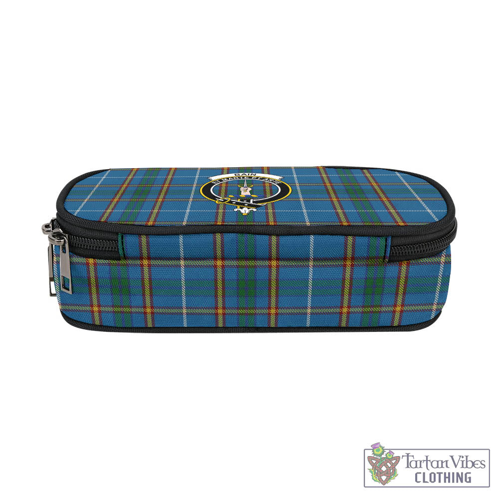 Bain Tartan Pen and Pencil Case with Family Crest - Tartan Vibes Clothing