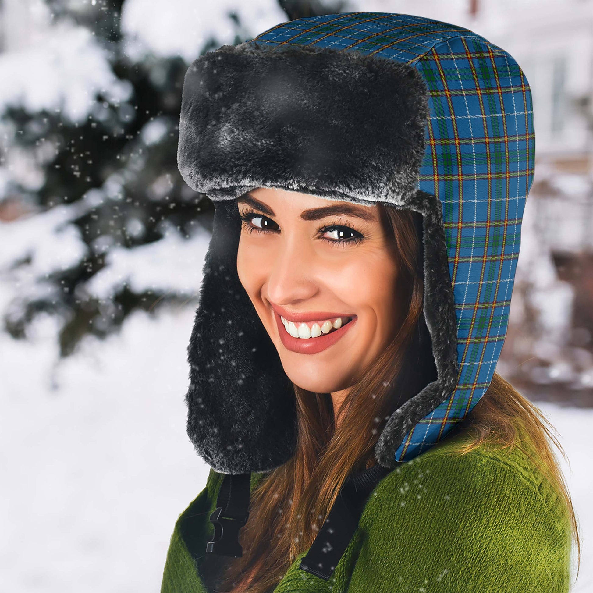 Bain Tartan Winter Trapper Hat - Tartanvibesclothing