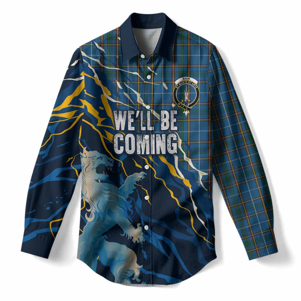 Bain Scotland Tartan Women Casual Shirt WC2026 Football - We'll Be Coming