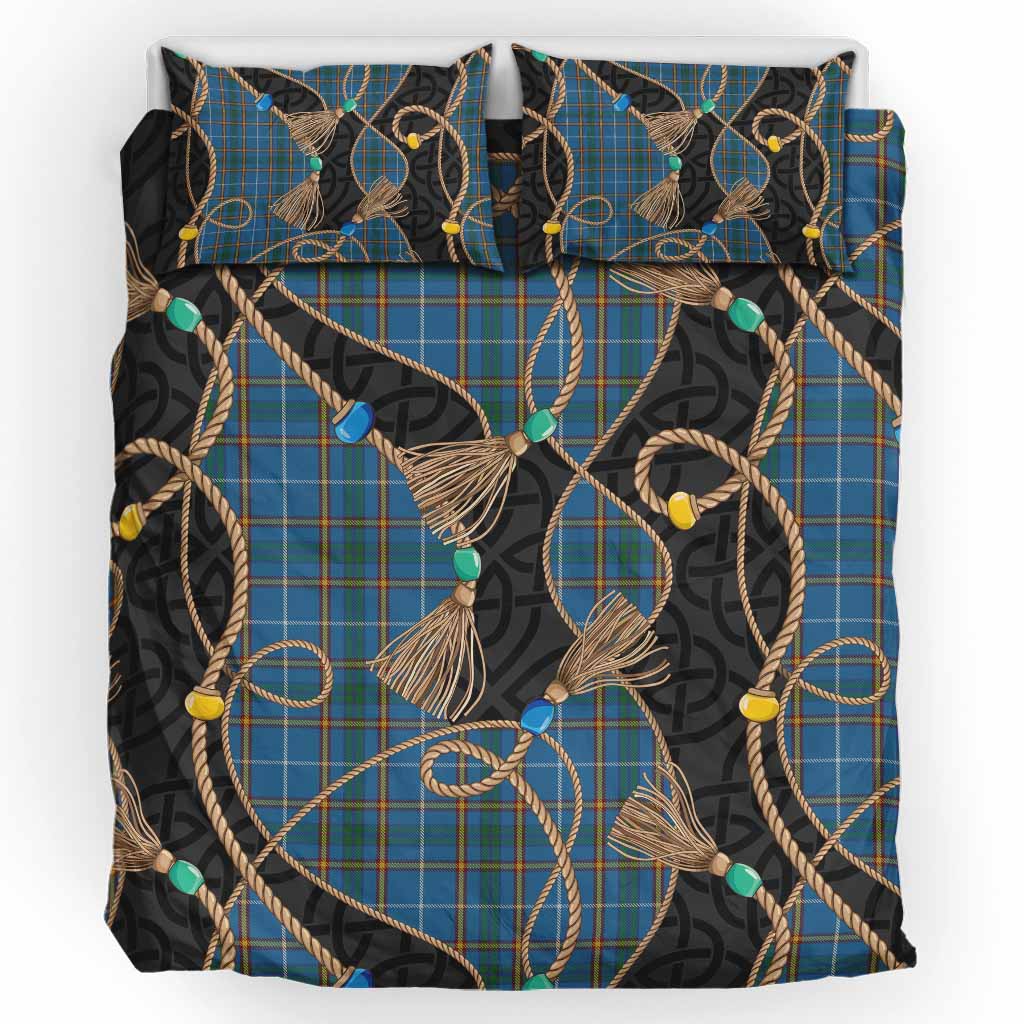 Bain Scottish Tartan Twisted Ropes Stylized Bedding Set UK Bedding Set UK King 91*87 inch - Tartan Vibes Clothing