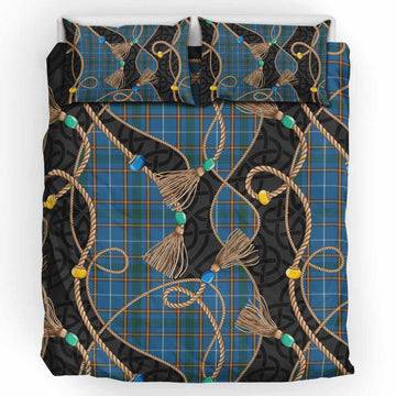Bain Scottish Tartan Twisted Ropes Stylized Bedding Set UK Bedding Set UK King 91*87 inch - Tartan Vibes Clothing