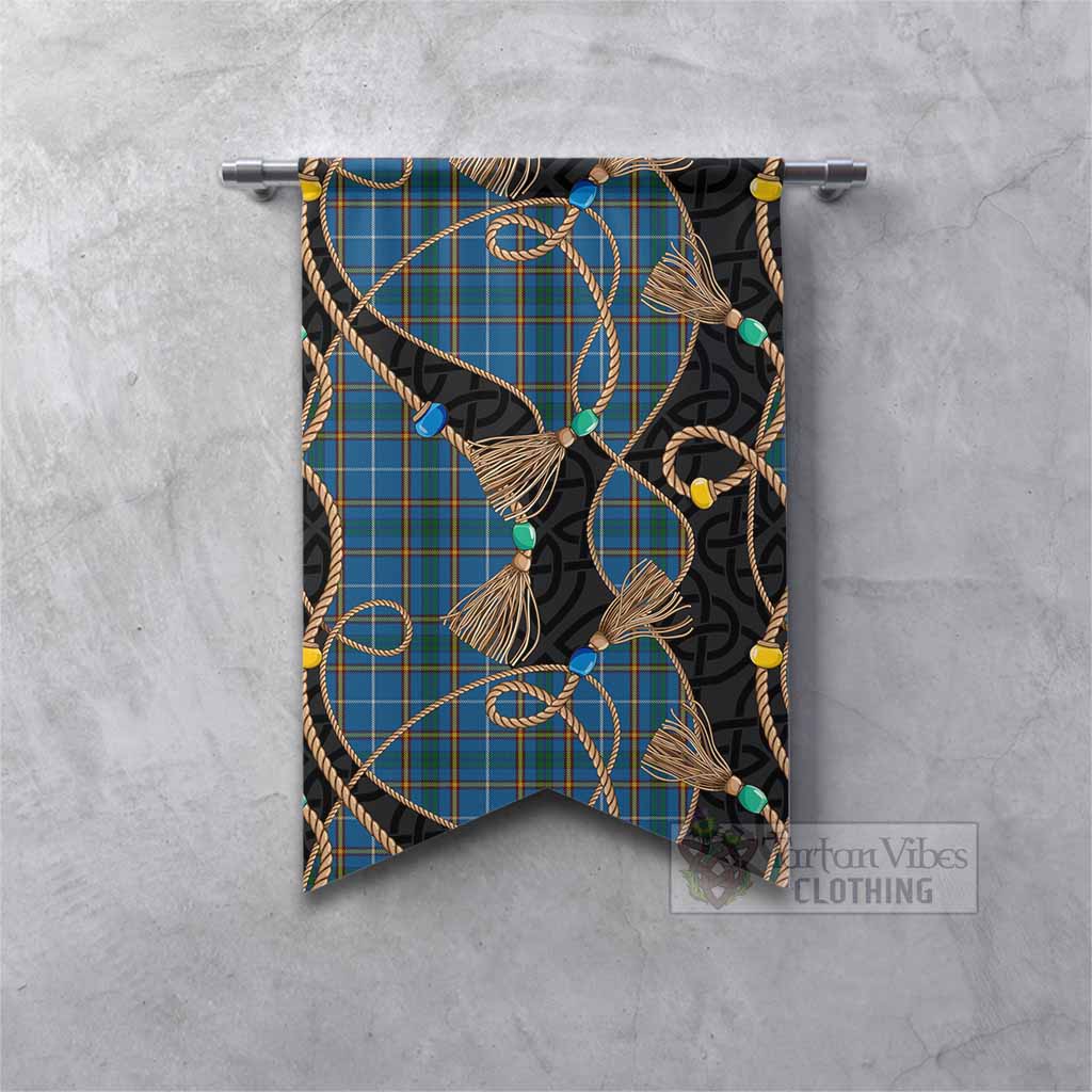 Bain Scottish Tartan Twisted Ropes Stylized Gonfalon Fishtail - Tartan Vibes Clothing