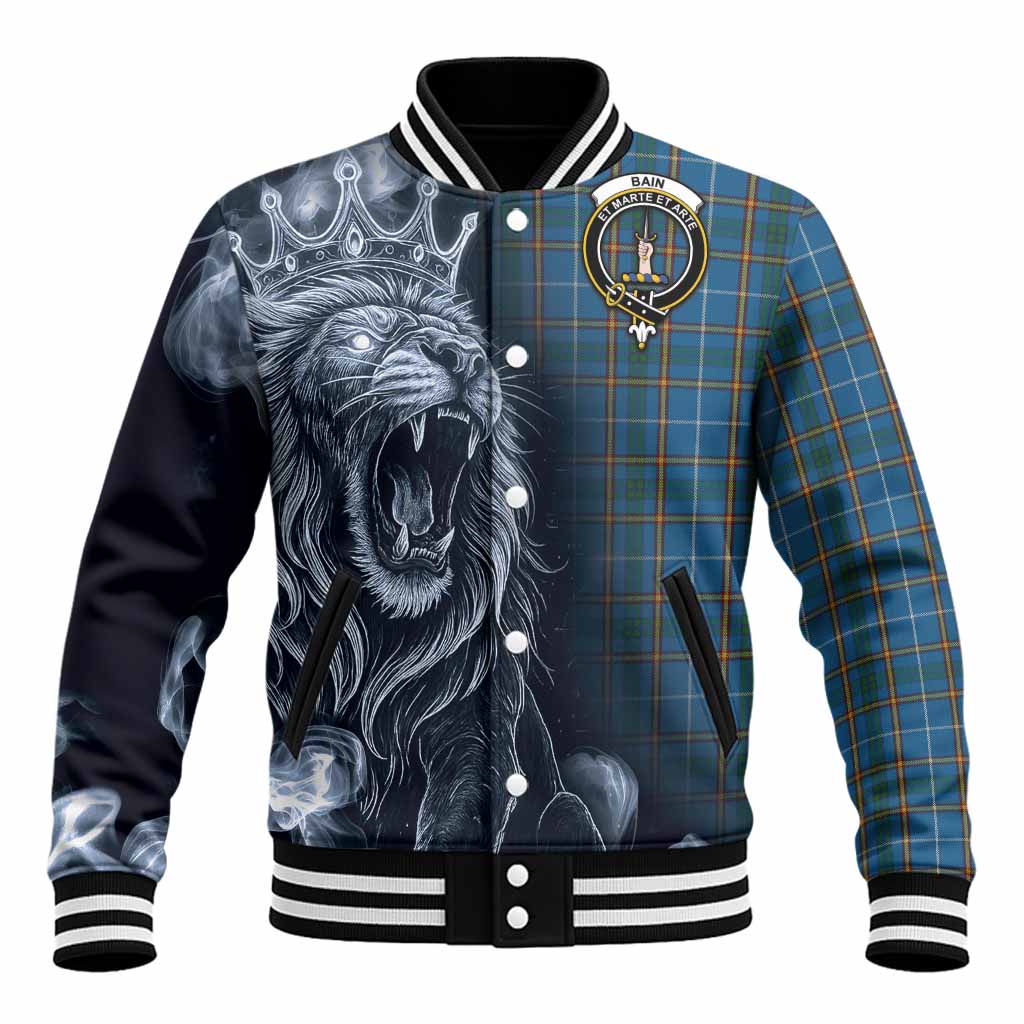 Bain Tartan Baseball Jacket Roaring Lion Heritage