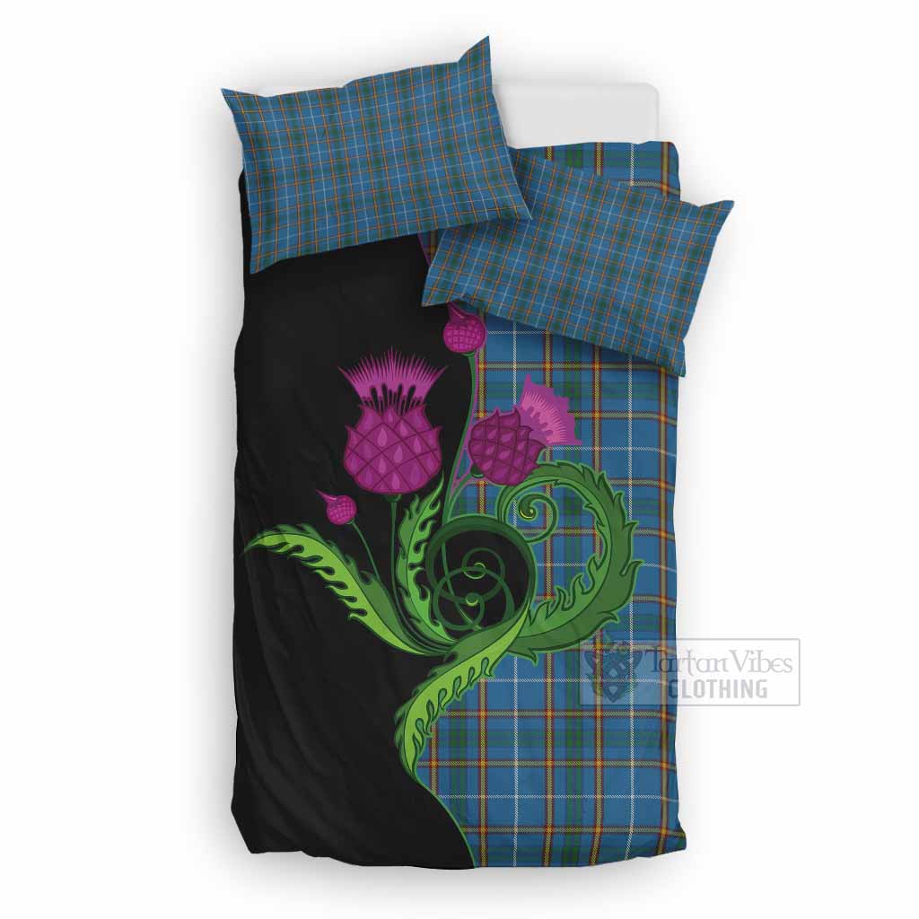 Bain Tartan Bedding Set Traditional Scottish Thistle UK Bedding Set UK Double 79*79 inch - Tartan Vibes Clothing