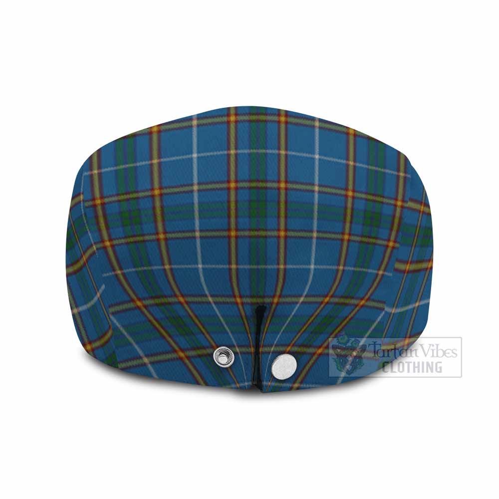 Bain Tartan Jeff Cap, Tartan Flat Cap