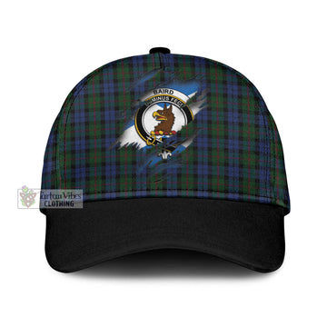 Baird Tartan Classic Cap with Family Crest In Me Style