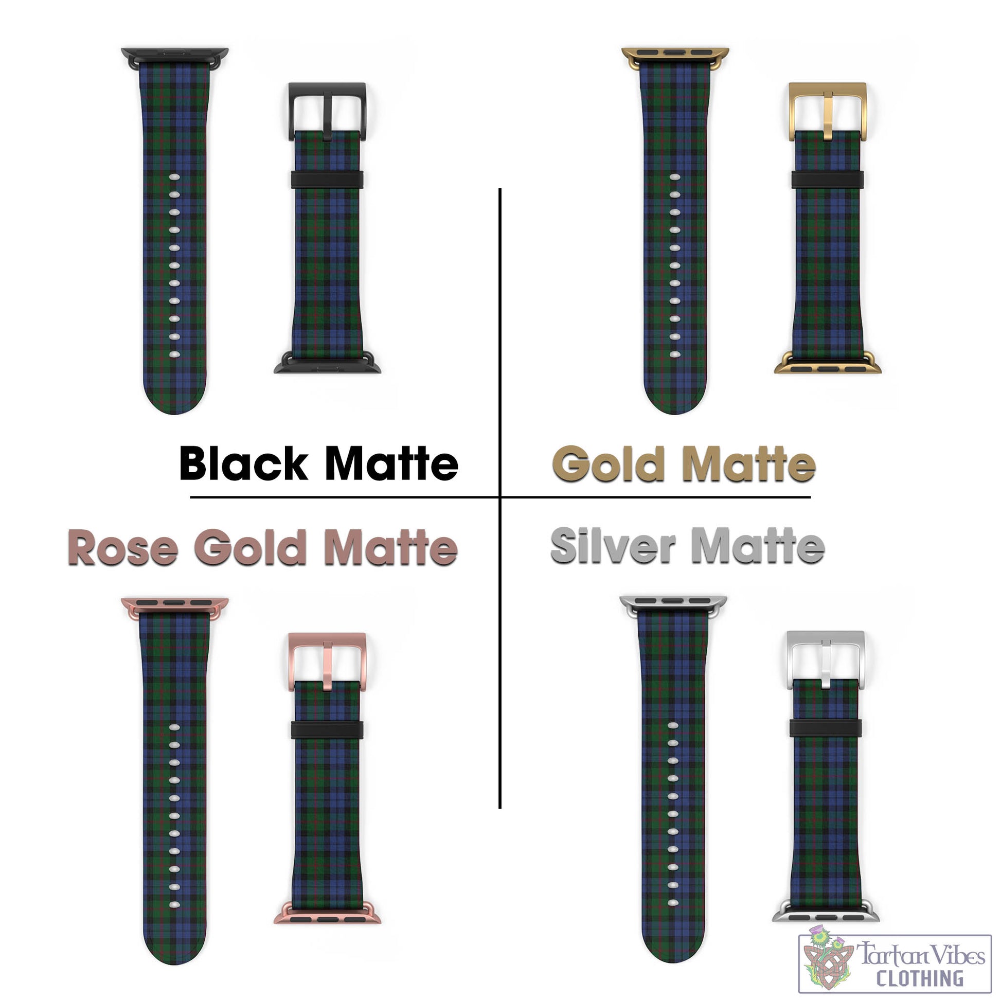 Tartan Vibes Clothing Baird Tartan Watch Band