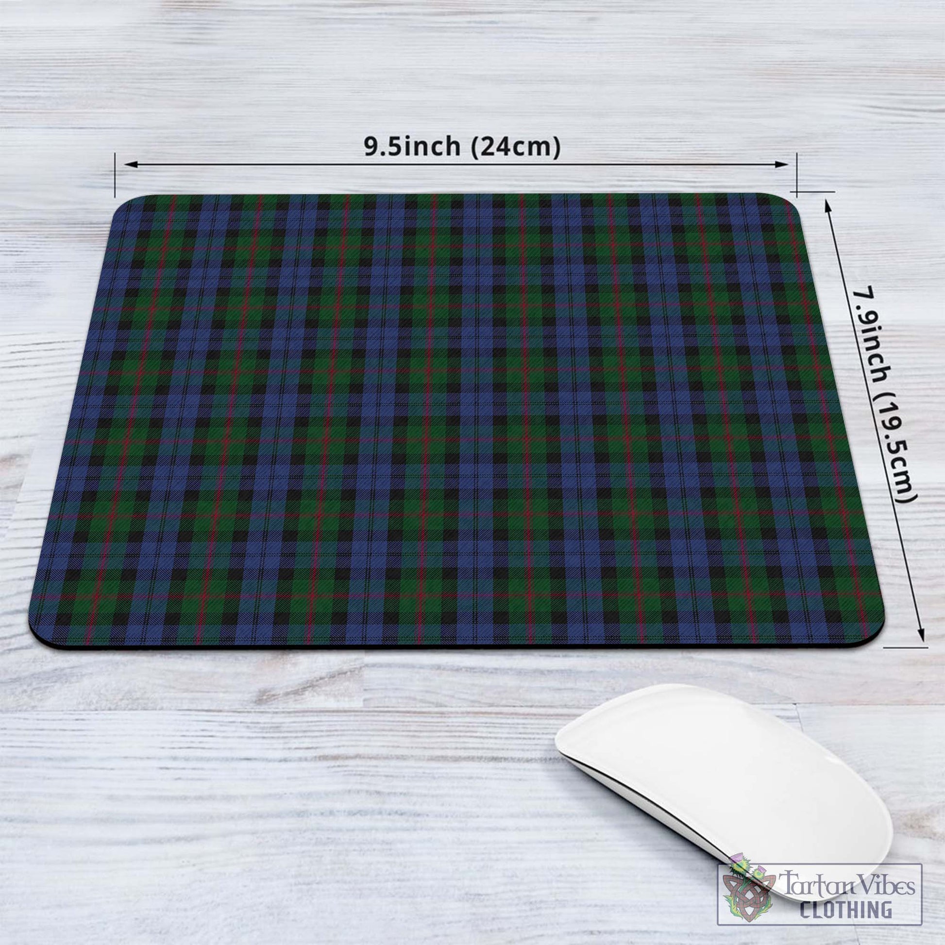 Tartan Vibes Clothing Baird Tartan Mouse Pad