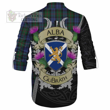 Tartan Vibes Clothing Baird Tartan Family Crest Ghillie Kilt Shirt Lion Rampant Royal Thistle Shield Celtic Inspired