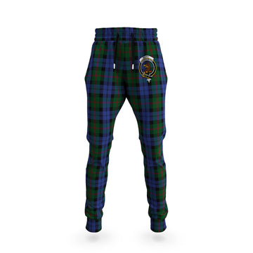 Baird Tartan Joggers Pants with Family Crest