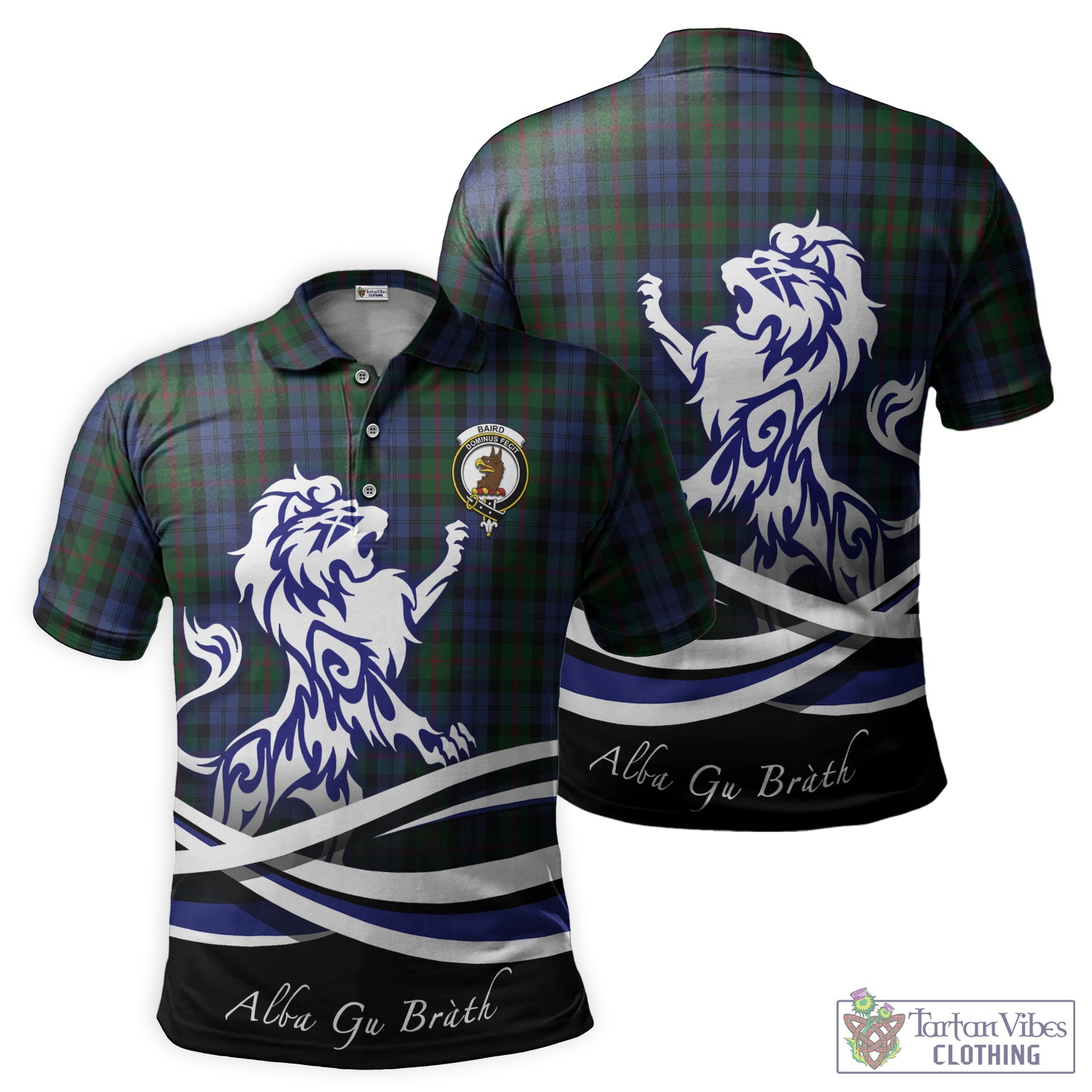 baird-tartan-polo-shirt-with-alba-gu-brath-regal-lion-emblem