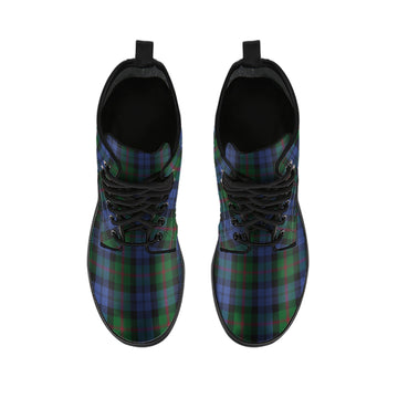 Baird Tartan Leather Boots