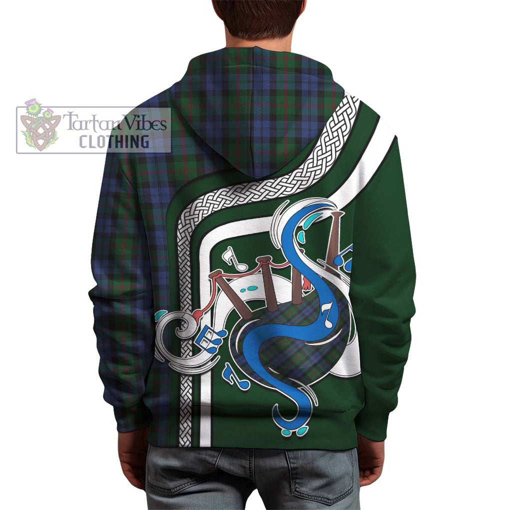 Baird Tartan Hoodie with Epic Bagpipe Style - Tartanvibesclothing Shop