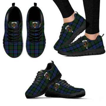 Baird Tartan Sneakers with Family Crest
