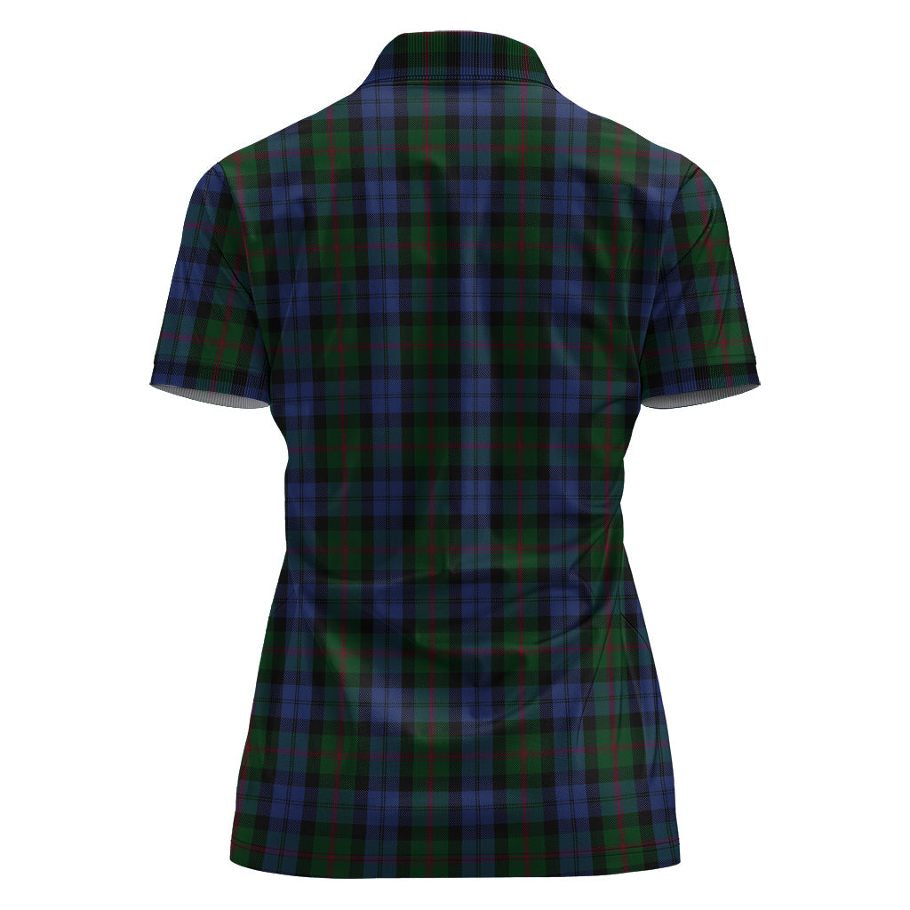 Baird Tartan Polo Shirt For Women - Tartanvibesclothing