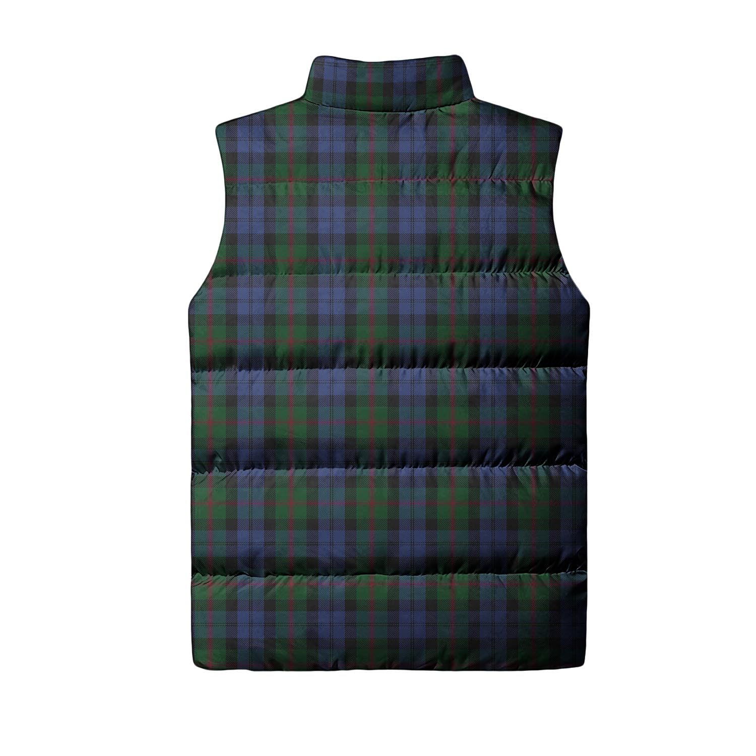 Baird Tartan Sleeveless Puffer Jacket with Family Crest - Tartan Vibes Clothing
