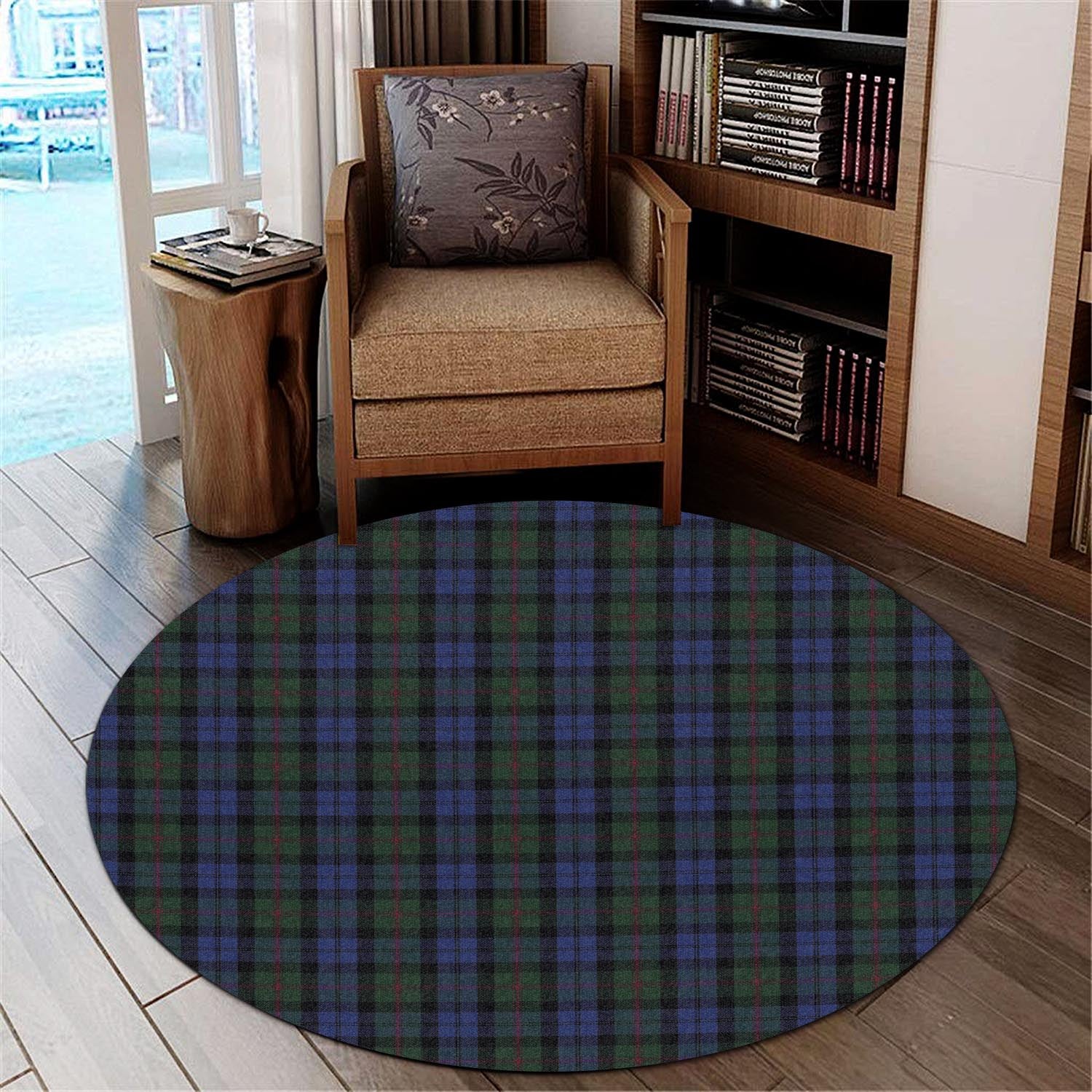 Baird Tartan Round Rug - Tartanvibesclothing