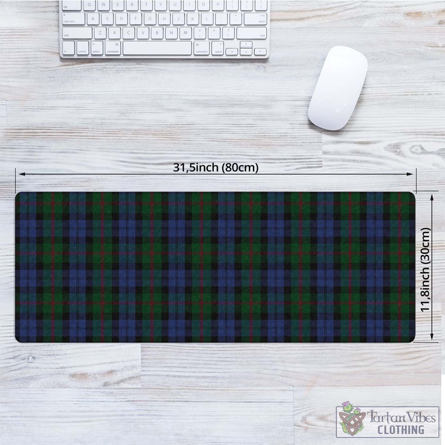 Tartan Vibes Clothing Baird Tartan Mouse Pad