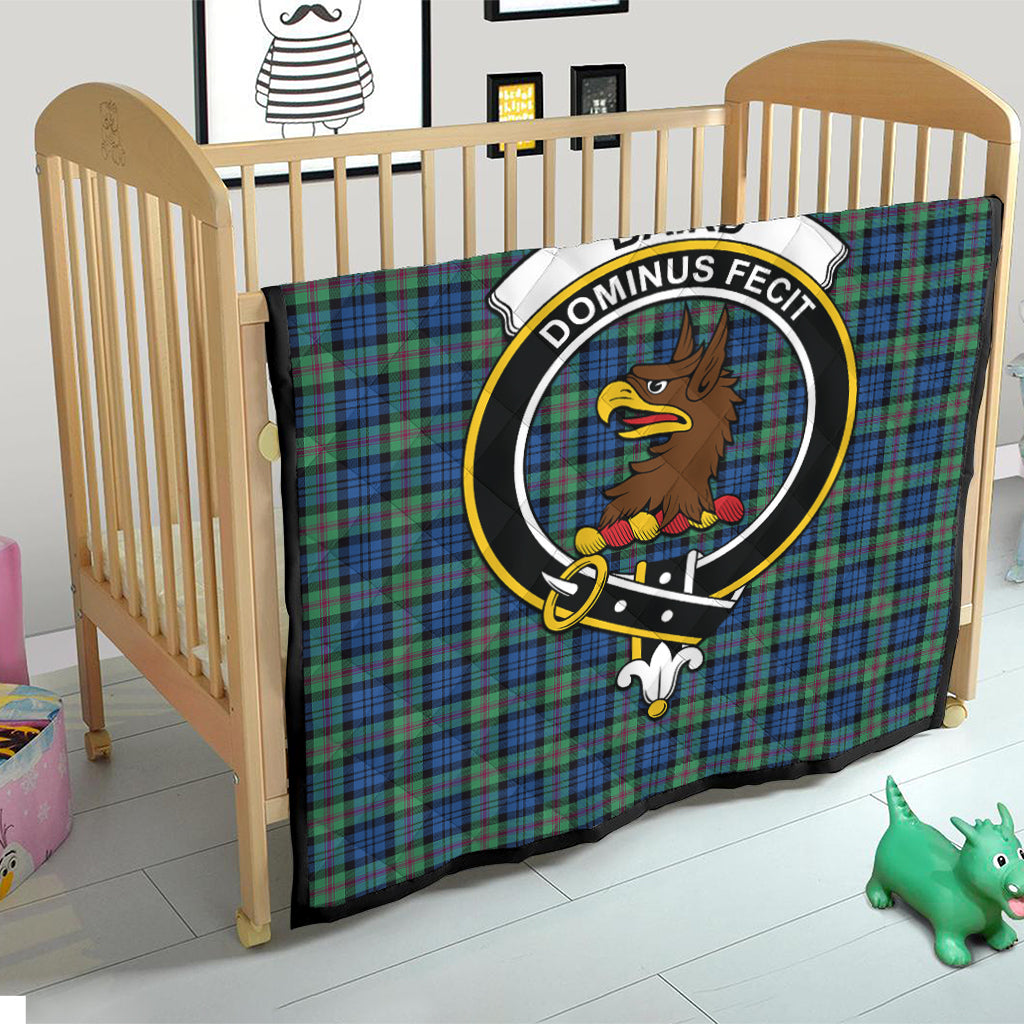 baird-ancient-tartan-quilt-with-family-crest