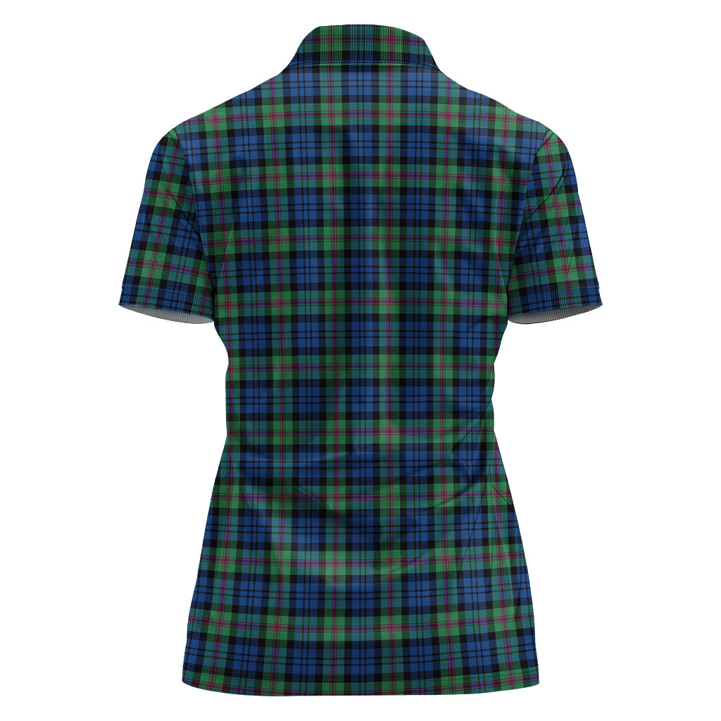 Baird Ancient Tartan Polo Shirt For Women - Tartanvibesclothing