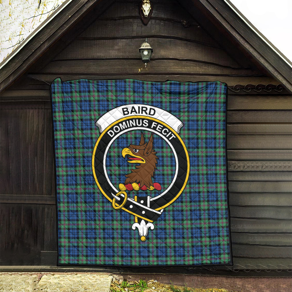 baird-ancient-tartan-quilt-with-family-crest