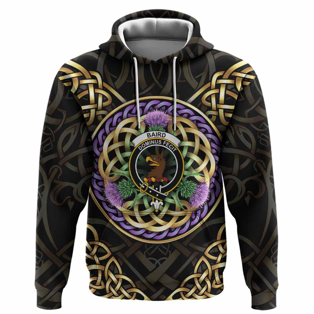 Baird Clan Crest Hoodie Celtic Scottish Thistle