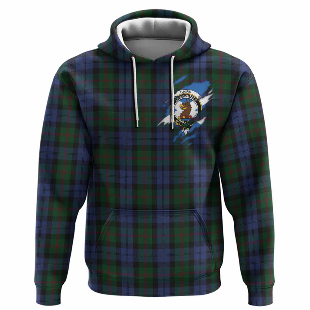 Baird Clan Crest In Me Tartan Hoodie Scotland Flag Style