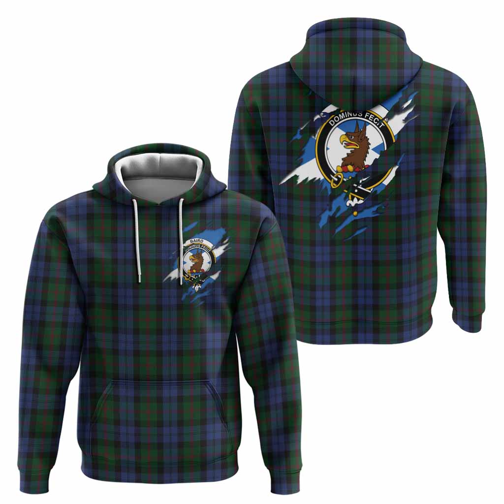 Baird Clan Crest In Me Tartan Hoodie Scotland Flag Style