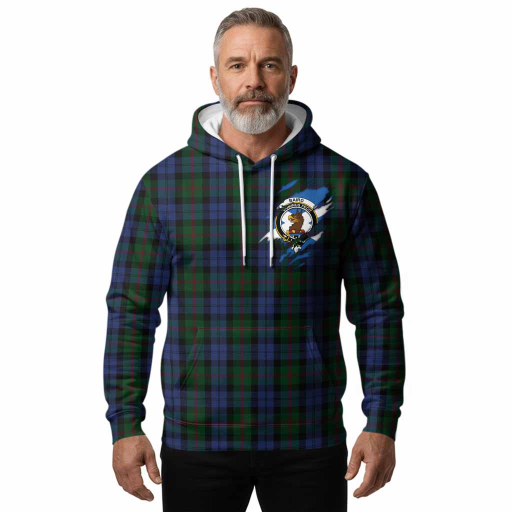 Baird Clan Crest In Me Tartan Hoodie Scotland Flag Style
