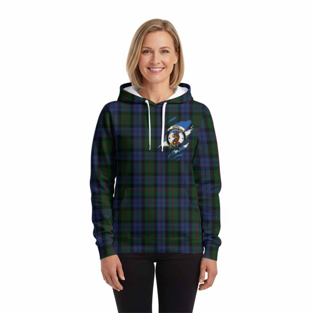 Baird Clan Crest In Me Tartan Hoodie Scotland Flag Style