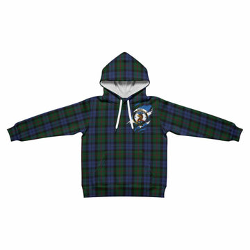 Baird Clan Crest In Me Tartan Kid Hoodie Scotland Flag Style