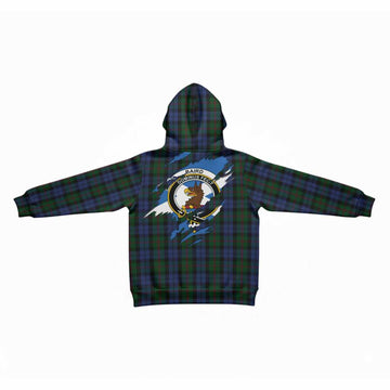 Baird Clan Crest In Me Tartan Kid Hoodie Scotland Flag Style