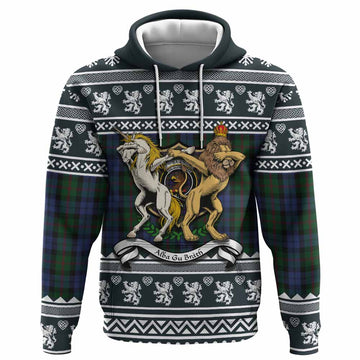 Baird Clan Tartan Crest Christmas Hoodie Coat of Arms Funny Style